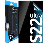 2x se® Protector 3D Transparente para Samsung Galaxy S22 Ultra, Autorreparable, Compatible con Huellas y FaceID, Instalación sin Burbujas, Ultranítido, Resistente a Golpes y Arañazos,Matériau TPU