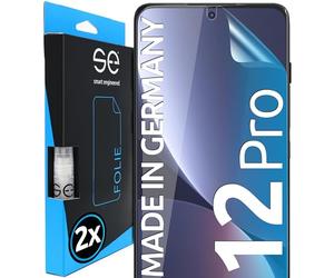 2x se® Protector 3D Transparente para Xiaomi 12 Pro, Autorreparable, Compatible con Huellas y FaceID, Instalación sin Burbujas, Ultranítido, Resistente a Golpes y Arañazos, Matériau TPU