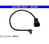 2x Sensor de desgaste de las pastillas de freno Discos 24.8190-1304.2 ATE