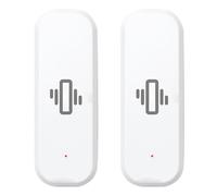 2X Sensor de VibracióN Inteligente Zigbee, DeteccióN, NotificacióN de la AplicacióN Tuya Life, Alarma de VibracióN de Movimiento en Tiempo Real,