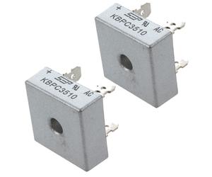 2X SEP KBPC3510 35A 1000V Diodo cuadrado de fase unica Rectificador puente PCB