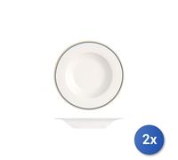 2X Servicio De Mesa 18 Piezas New Bone China, Balmoral, 27 Cm, H&H