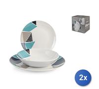 2X Servicios 18 Piezas Escandinavia H&H