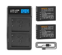 2X Shentec 1500mAh pour Batterie NP-W126 NP-W126 NP-W126S X-Pro1 X-Pro2 X-T1 X-T2 X-T3 X-T10 X-T20 X-T30 X-T100 X-T100