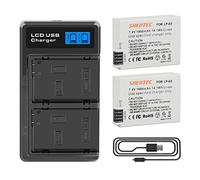 2X Shentec 1900mAh Li-Ion Batteries pour Canon LP-E8 Rebel T3i T2i T4i T4i T5i EOS 600D 550D 650D 700D Kiss X5 X4 Kiss X6 LC-E8E