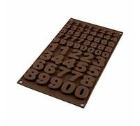 2X Silikomart Molde Chocolate Números Choco 123 Fácil Choc Silicona 26174770065