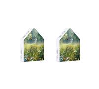 2X Singing Bird Box White Noise Music Device Timer Bird Chirping Box with Motion Sensor for Home Bedroom Bathroom Yoga A