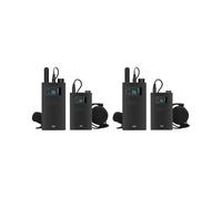 2X Sistema de Guía Turístico Inalámbrico de 2,4 G con Micrófono, Transmisor y Receptor de Audio Portátil para Iglesias, Museos y Conferencias