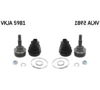 2x SKF Set Rótulas Eje Motriz Delantero Izquierda Derecho para Renault Kangoo