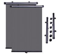 2x sombra de rodillo universal para vidrio de coche