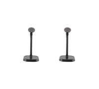 2X Soporte de Aleación de Aluminio para Escritorio, Transmisión en Vivo, Conferencia, Teléfono Móvil, Soporte de Succión Magnético, Negro