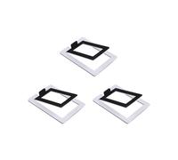 2X Soporte de Altavoz de Escritorio Soporte de Audio de Metal Soporte de Mesa para Altavoz Activo Kanto'S YU4 y Altavoz de TamañO Similar, Blanca