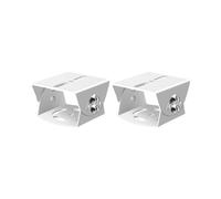 2X Soporte de Montaje Ajustable 2D para Cámara de Videovigilancia CCTV con Cabezal de de Pato, Soporte de Junta Universal y Adaptador de Barra
