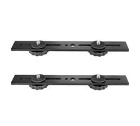 2X Soporte de Trípode de Montaje de Cámara de Doble Flash de 8 Pulgadas con 1/4 Tornillo