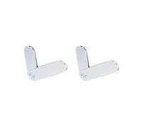 2X Soporte MagnéTico de TeléFono PortáTil, Soporte Ajustable de TeléFono MóVil para Laptop, Clip de Montaje Lateral para Laptop (Plata)