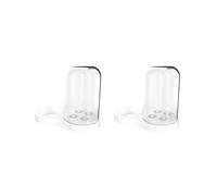 2X Soporte para Cepillos de Dientes Eléctricos OralB IO3, IO4, IO5, IO6, Soporte para Cabezales de Cepillo EB17 con Depósito para Polvo B