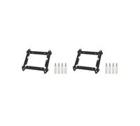 2X Soporte para Disco Duro con Ventilador de 12 cm SSD Soporte para Disco Duro de 3,5 Pulgadas Soporte de Apilamiento Multicapa Extendido Accesorios