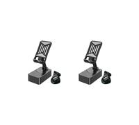 2X Soporte para Teléfono Móvil 3 en 1 Soporte para Teléfono Móvil Plegable Portátil con Altavoz Carga de Teléfono Móvil