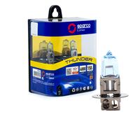 2x SPARCO H3 Bombillas 12V 55W Lámpara Halógena Lámpara Coche Bombilla 4000K ...