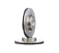 Disco de freno FEBI BILSTEIN 37725 delantero, ventilado , perforado, 1 Pieza