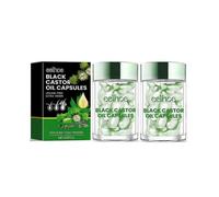 2x Strength Hair Oil 30pcs Dry Damaged Hairs Nourishing Growth Black Castor Oil Hair Care Moisturizing Capsules products