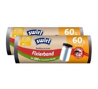 2x Swirl Fixierband Müllbeutel 60L ( 10 stk./Rolle )
