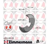 ZIMMERMANN 405.4101.20 Tambor de freno