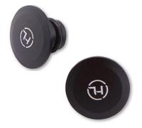 2X Tapas De Cubierta Para Rosca De Espejo M10 HIGHSIDER CNC Negro