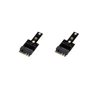 2X Tarjeta Adaptadora M.2 e A NVME 2230/2242, Convertidor de SSD PCIE 3.0 X4 M.2 NGFF para PC, Portátil y Almacenamiento Industrial.