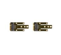 2X Tarjeta Adaptadora MPCIE A KEY-B Ranura de Expansión MINIPCI-e A M.2 NGFF Tarjeta Adaptadora NIC Interfaz WIFI A Tarjeta Adaptadora M A