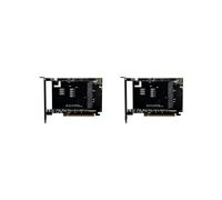 2X Tarjeta Adaptadora PCIe 4.0 X16 A Gen-Z 4C+/SFF-TA-1002 Compatible con Chasis Externo OCP NIC 3.0. Tarjeta de Expansión PCIe X16.