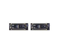 2X Tarjeta Adaptadora PCIe4.0 X16. Tarjeta Elevadora PCIe4.0 X16 A SFF-8654 8i. Requiere Compatibilidad con Placa Base para la División X4+X4.