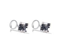 2X Tarjeta de Captura de Vídeo PCI-e 1X 1394 DV HD de 4 Puertos Tarjeta Firewire 800/400/200/100 Mbps Compatible con Intercambio en Caliente para