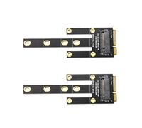 2X Tarjeta de Expansión MPCIE A KEY-M Ranura de Expansión MINIPCI-e A NVME Tarjeta Adaptadora M2 Interfaz WIFI A Disco M.2