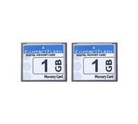 2X Tarjeta de Memoria Flash Compacta Profesional de 1GB para Cámara, Máquina de Publicidad, Tarjeta de Computadora Industrial