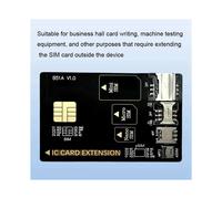 2X Tarjeta de Prueba Adaptadora 4 en 1. Adaptador de Tarjeta Inteligente para Teléfono Móvil. Prueba de Apertura de Tarjeta Compatible con SIM,