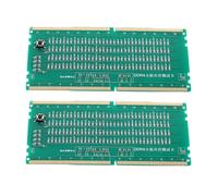2X Tarjeta de Prueba DDR4 Memoria RAM Ranura Hacia Fuera LED Probador Analizador de Reparación de Placa Base de Escritorio