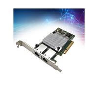 2X Tarjeta de Red Ethernet de Doble Puerto 10G X540-T2 PCIE-X8 X16 Adaptador de Extensión de Red Compatible con Synology NAS