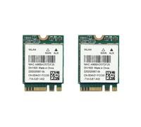 2X Tarjeta de Red Inalámbrica DW1820 QCNFA344A 2,4G + 5G de Doble Banda Gigabit 4,1 NGFF Tarjeta de Red Compatible con 802.11AC