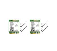 2X Tarjeta WiFi AC8265 + Adaptador de Red de Antena 6DB para Jetson 300Mbps + 867Mbps 2.4 GHz 5GHz Módulo NGFF BT4.2 de Doble Banda