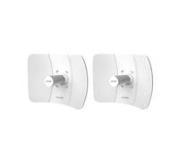 2X Tenda Punto de Acceso Exterior O8 de 433 Mbps, CPE de Largo Alcance, Puente Inalámbrico de 5 GHz,Transmisión 23 DBi,Alcance de 20 , IP65,