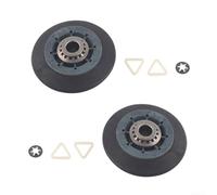 2x Tensor Secadora W10314173 Polea con Cojinete Kit Reparación Silencioso Metal Lavadoras para aeg para electrolux