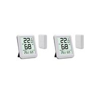 2X Termómetro Inalámbrico Higrómetro BabyRoom Digital LCD Temperatura Humedad Monitor Interior Exterior Estación Meteorológica Sensor