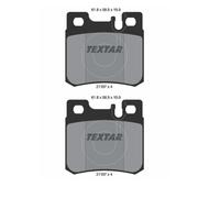 2x Textar 2119701 Juego Pastillas de Freno Disco Trasero para Mercedes-Benz W124