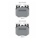 2x Textar 2261801 Juego Pastillas de Freno de Disco Delant. para BMW Rolls-Royce
