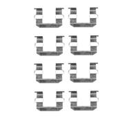 2x Textar 82072100 Set Accesorios Discos Frenos de Llanta Delant. para Ssangyong