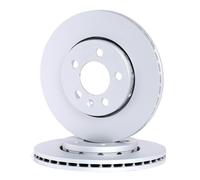 2x TEXTAR 92082205 PRO+ Disco de freno Delantero para VW POLO (9N) BORA 256mm