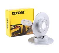 2x TEXTAR 92082503 PRO Disco de freno para VW Polo V Hatchback (6R1, 6C1) 230mm