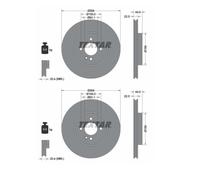 TEXTAR 92183505 Disco de freno