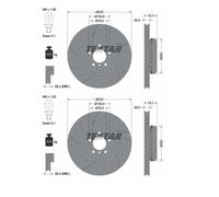 TEXTAR 92265425 Disco de freno